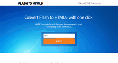 Desktop Screenshot of flash-to-html5.com