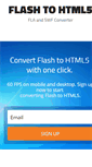 Mobile Screenshot of flash-to-html5.com